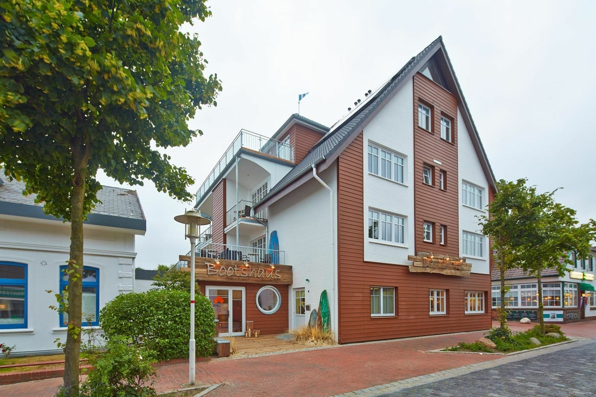 Bernstein-Hotel Bootshaus Büsum Exteriér fotografie